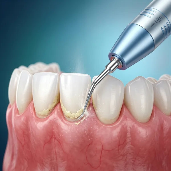 Professional dental checkup hygiene visit
